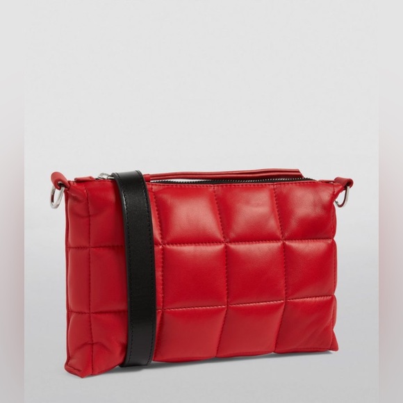 ALLSAINTS
Leather Eve Quilted Cross-Body Bag - Red - Picture 2 of 9